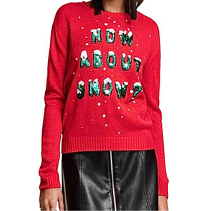 H&M red Christmas sweater